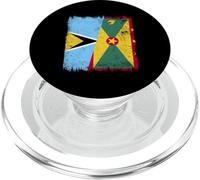Santa Lucia Grenada Mezza Bandiera Santa Lucian Grenadian Heritage PopSockets PopGrip per MagSafe