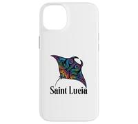 Santa Lucia Isola Souvenir Mar dei Caraibi Santa Lucia Custodia per iPhone 14 Plus