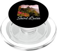 Santa Lucia Isola Souvenir Mar dei Caraibi Santa Lucia PopSockets PopGrip per MagSafe