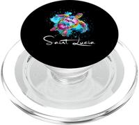 Santa Lucia Isola Souvenir Mar dei Caraibi Santa Lucia PopSockets PopGrip per MagSafe