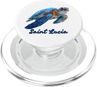 Santa Lucia Isola Souvenir Mar dei Caraibi Santa Lucia PopSockets PopGrip per MagSafe