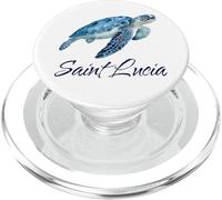 Santa Lucia Isola Souvenir Mar dei Caraibi Santa Lucia PopSockets PopGrip per MagSafe