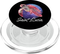 Santa Lucia Isola Souvenir Mar dei Caraibi Santa Lucia PopSockets PopGrip per MagSafe