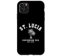 Santa Lucia St Lucia Caraibi Corrispondenza Indonesia Luna di miele Custodia per iPhone 11 Pro Max