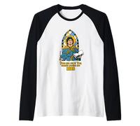 Santa Maradona Argentina Maglia con Maniche Raglan