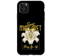 Santa Margherita Maria Scozia Lily Purity Catholic Saint Custodia per iPhone 11 Pro Max