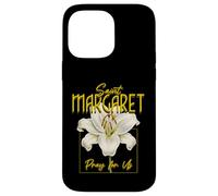 Santa Margherita Maria Scozia Lily Purity Catholic Saint Custodia per iPhone 14 Pro Max
