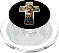 Santa Maria Con Bambino Gesù Cristo Santa Maria Croce Icona PopSockets PopGrip per MagSafe