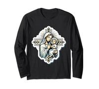 Santa Maria con Bambino Gesù Cristo Santa Maria Croce Panagia Maglia a Manica