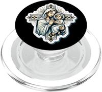 Santa Maria Con Bambino Gesù Cristo Santa Maria Croce Panagia PopSockets PopGrip per MagSafe