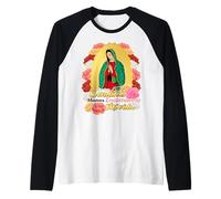 Santa María de Guadalupe, La Morenita del Tepeyac Maglia con Maniche Raglan