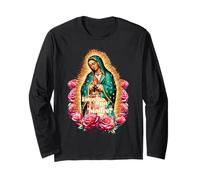 Santa Maria de Guadalupe Saint Virgin Mary of Guadalupe Maglia a Manica