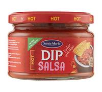 Santa Maria Dip Salsa, Salsa Piccante Al Pomodoro, Con Aglio E Jalapenos, Ideale Come Accompagnamento Alle Tortilla Chips, Per Condire Verdure Fresche O Bruschette, Gusto Corposo E Deciso, 250 g