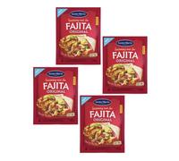 Santa Maria | Erbe Aromatiche per Carne e Pollo | 4 Buste Mix Spezie Condimento per Fajita (4 buste = 16 Porzioni) | Spezie in Cucina e Tortillas