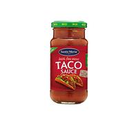Santa Maria, Mild Taco Sauce, Salsa Medio Piccante Messicana Per Taco, Per Arricchire I Tacos Di Carne, Pesce O Vegetariani, A Base Di Pomodoro, Senza Zuccheri Aggiunti, color Rosso, 230 g