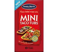 Santa Maria Mini Taco Tubs 86 g, perfetto per feste e snack, versatile e divertente