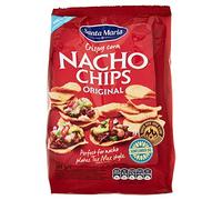 Santa Maria, Nacho Chips, Sfoglie a Base di Farina di Mais Cotte sul Fuoco, Ottime come Snack, Antipasto o Aperitivo, Ideali da Accompagnare con le Salse Messicane o con del Formaggio Filante, 185 g