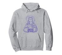 Santa Maria tradizionale Felpa con Cappuccio