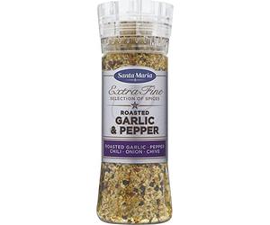 Santa Maria Tritacarne aglio e pepe, 265 g, polvere per spezie, ideale per strofinare, marinare, salsa o cucinare con pollo, manzo o verdure, senza glutine