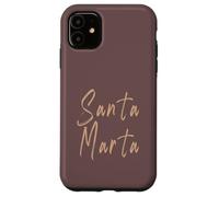 Santa Marta Colombia Design elegante vintage Custodia per iPhone 11