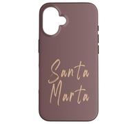 Santa Marta Colombia Design elegante vintage Custodia per iPhone 16