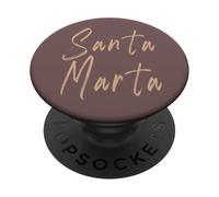 Santa Marta Colombia Design elegante vintage PopSockets PopGrip Adesivo