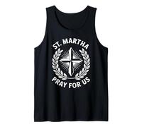 Santa Marta prega per noi devozione cristiana cattolica Canotta