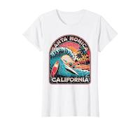 Santa Monica Maglietta, Donna, Bianco, M