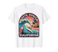 Santa Monica Maglietta, Uomo, Bianco, M