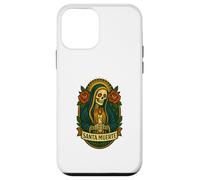 Santa Muerte - Biglietto di preghiera con candela e rose Custodia per iPhone 12 mini