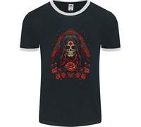 Santa Muerte Culto Femminile Dea Saint Di Death Uomo Ringer Fotl
