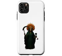 Santa Muerte in veste con falce e clessidra Custodia per iPhone 11 Pro Max