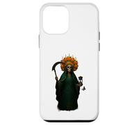 Santa Muerte in veste con falce e clessidra Custodia per iPhone 12 mini