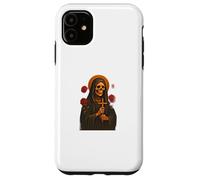 Santa Muerte Messicano Folk Saint Realistic Skull Ritratto Art Custodia per iPhone 11