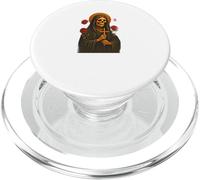 Santa Muerte Messicano Folk Saint Realistic Skull Ritratto Art PopSockets PopGrip per MagSafe