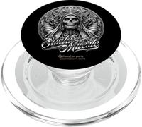 Santa Muerte Metal Style Scritta Santa Muerte PopSockets PopGrip per MagSafe