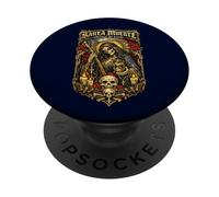 Santa Muerte sovrano del mondo PopSockets PopGrip Adesivo