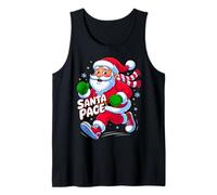 Santa Pace Christmas Running Runner Costume Xmas 5k Marathon Canotta