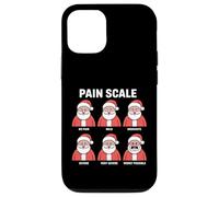 Santa Pain Scale Funny Christmas Design per infermiera CNA ER Custodia per iPhone 12/12 Pro