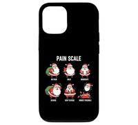 Santa Pain Scale Funny Christmas Design per infermiera CNA ER Custodia per iPhone 12/12 Pro