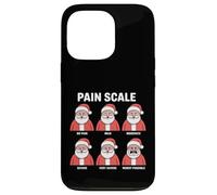 Santa Pain Scale Funny Christmas Design per infermiera CNA ER Custodia per iPhone 13 Pro