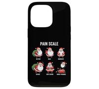 Santa Pain Scale Funny Christmas Design per infermiera CNA ER Custodia per iPhone 13 Pro