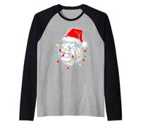 Santa Pallavolo Palla Camicia Uomini Giovani Ragazzi Pigiama di Natale Maglia con Maniche Raglan