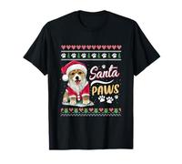Santa Paws Christmas Dog - Buon Natale divertente Natale Maglietta