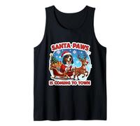 Santa Paws Coming Christmas, Cane Coonhound Inglese Americano Canotta