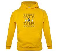 Santa Paws - Felpa Per Bambini - Carino Cane Natale Xmas Cani Amore