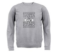 Santa Paws - Felpa Per Bambini - Carino Cane Natale Xmas Cani Amore