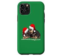 Santa Paws sta arrivando in città carino Rottweiler Natale Custodia per iPhone 11 Pro