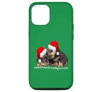 Santa Paws sta arrivando in città carino Rottweiler Natale Custodia per iPhone 12/12 Pro