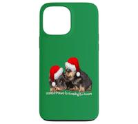 Santa Paws sta arrivando in città carino Rottweiler Natale Custodia per iPhone 13 Pro Max